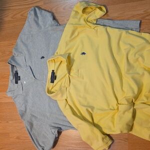 Polo Set in Yellow and Gray